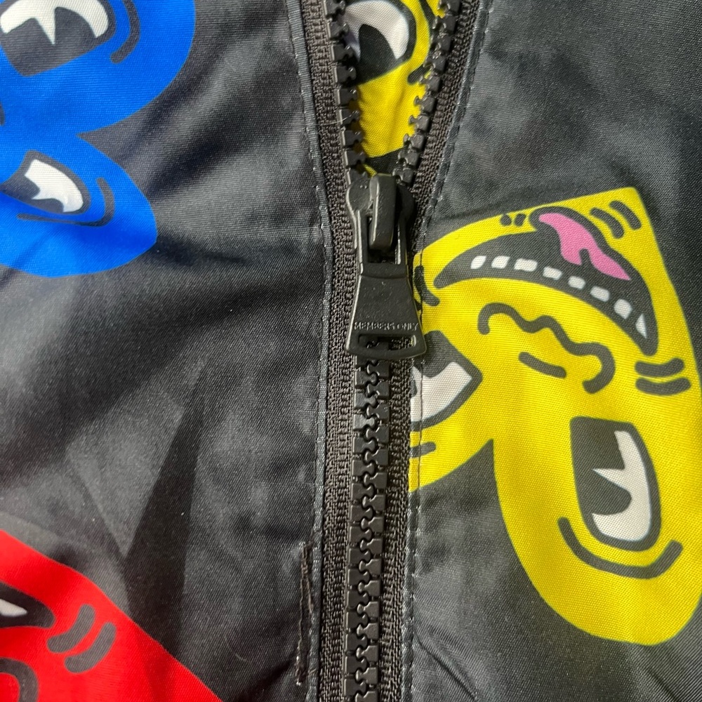 Members Only Multicolor Heart Pattern Jacket - image 4